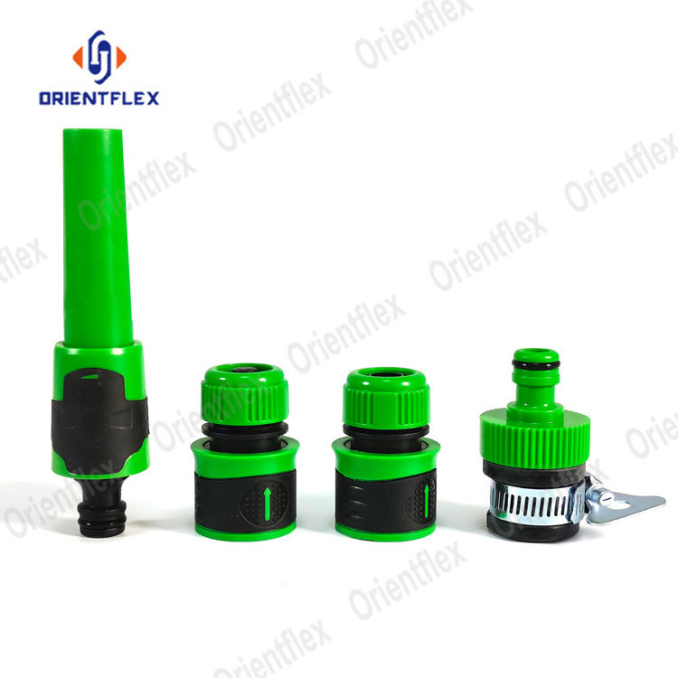 1/2 Mpt X 3/4 Female Hose Connector Messing Quick Garden Hose Connector Fittings Plastic Colored