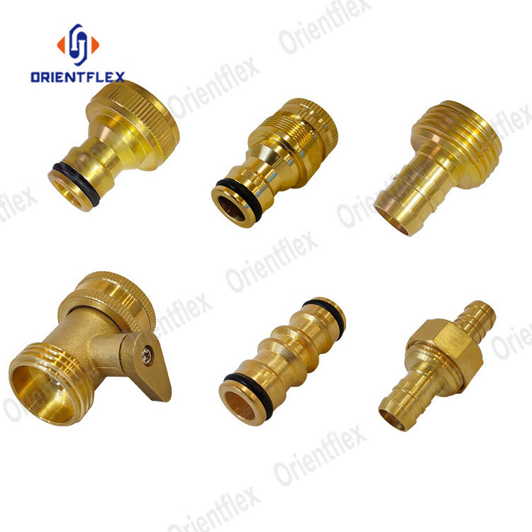 acoples acople rapido para manguera de 1/4 1 pulgada hose connector farm garden irrigation hose fitting