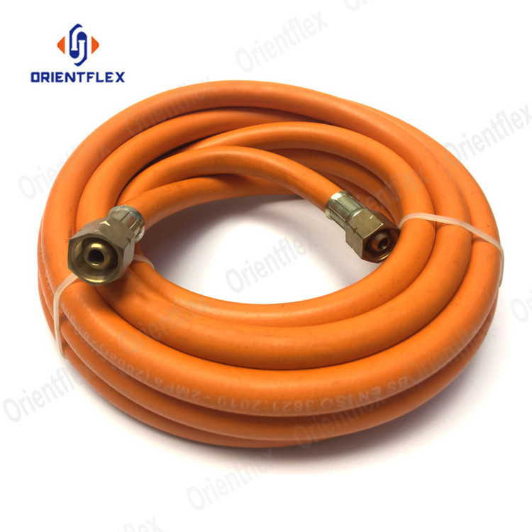 Orange Lpg Gas Hose And Pipe 8.5Mm 100 Meters 20 Bar High Quality