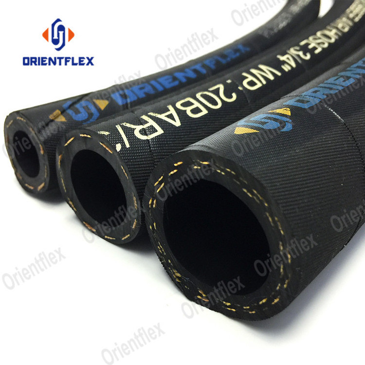 high pressure flexible breathing air compressor hose/rubber air hose with fittings