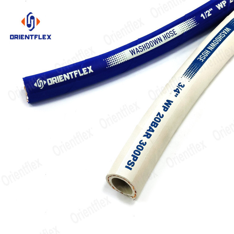 19Mm 25Mm EPDM White Washdown Wash Down Hose For Commercial Kitchen