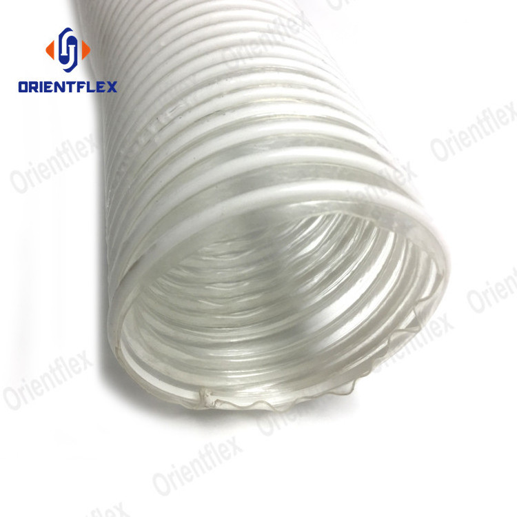 pvc helix plastic flexible ventilation 2.5 5 6 inch spiral flex pvc duct hose