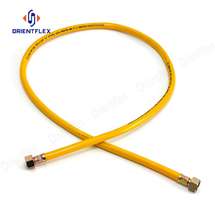 8Mm Commercial Stainless Steel Braided Lpg PVC Gas Cooker Hose Hoses Assembly Use For Gas