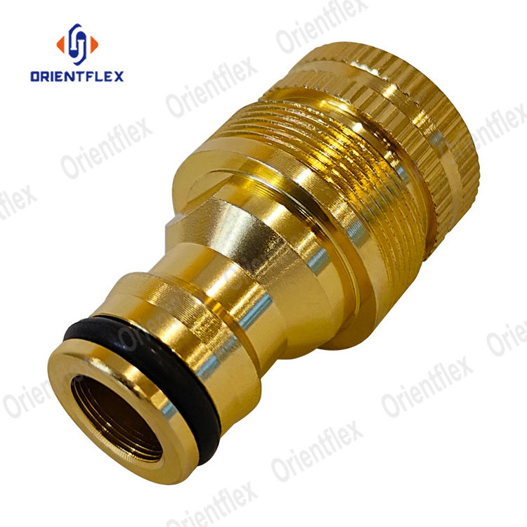 Brass Quick Release Soaker Garden Water Hose Tap Connector Fittings Connectors Quick Disconnect