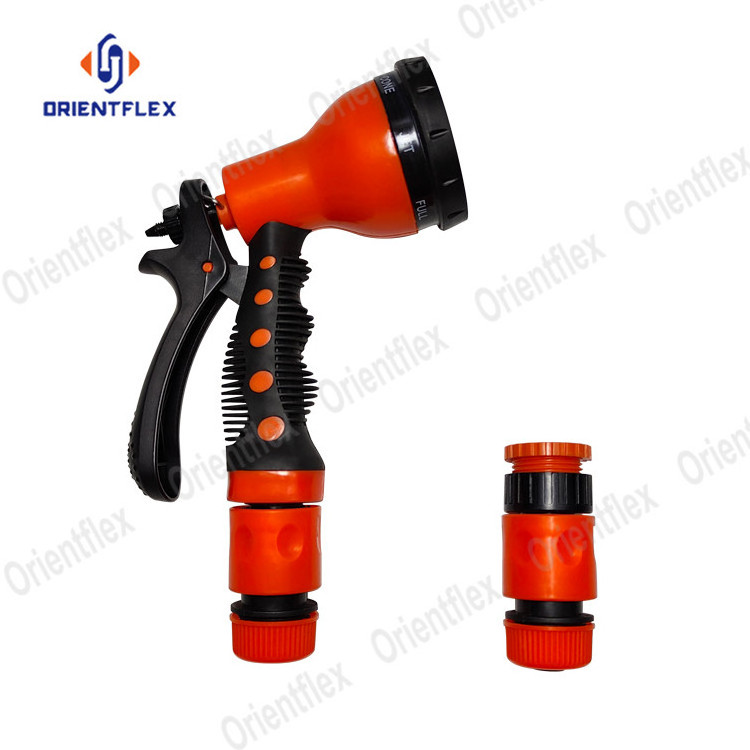 High Pressure Agricultural Garden Irrigation Water Spray Gun 8 Functions Rain Gun Sprinkler Garden Abs Plastic