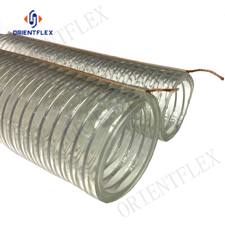 flexible pvc thunder hose/clear pvc spiral steel wire reinforced food grade hose pipe china suppliers