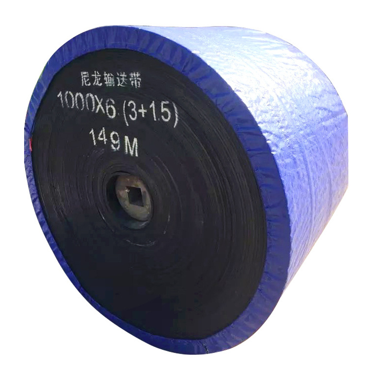 Rubber Sheet Conveyor Track Belt Rubber Strips Fire Resistant Belt Polyester Flat Belt for Sand and Gravel 200-1400mm