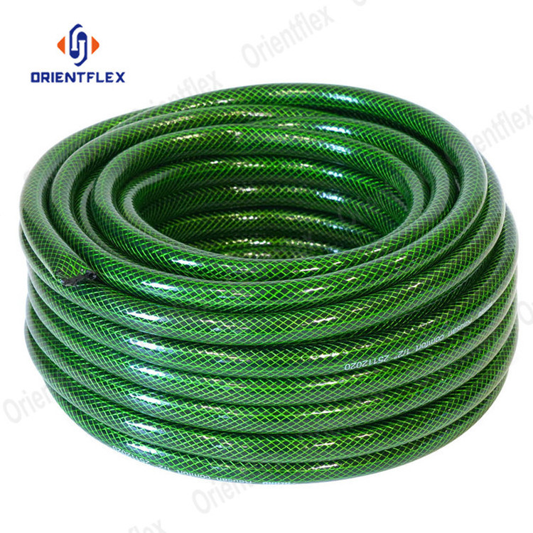 New material 100ft flexible high quality reinforced pvc garden hose for home & garden