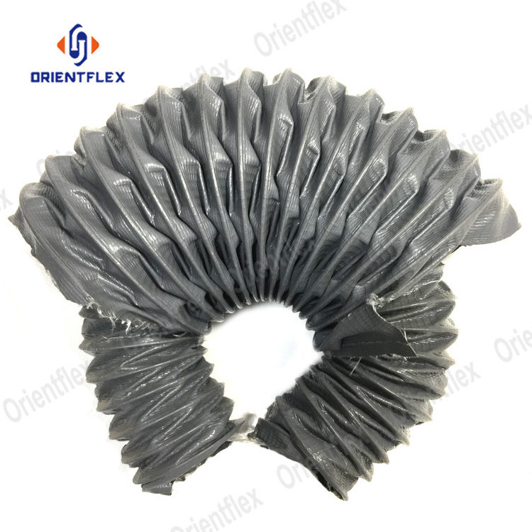 6 inch 12 inch wire reinforced flexible nylon fabric air vent duct hose and ducting