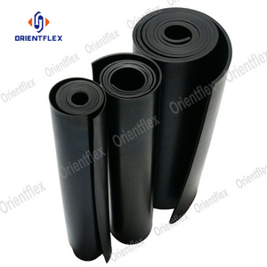 Ribbed rubber gasket material flat conductive 4mm 10mm rubber sheet reinforced