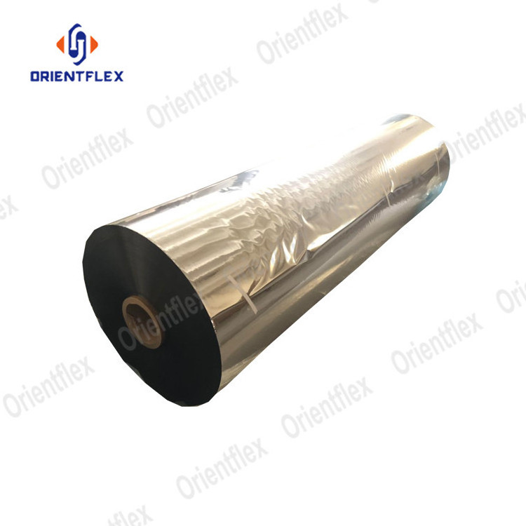 8 Micron Gold Silver Coating Vacuume Metalized Pe/Bopp/Pet Film Roll For Thermal Lamination