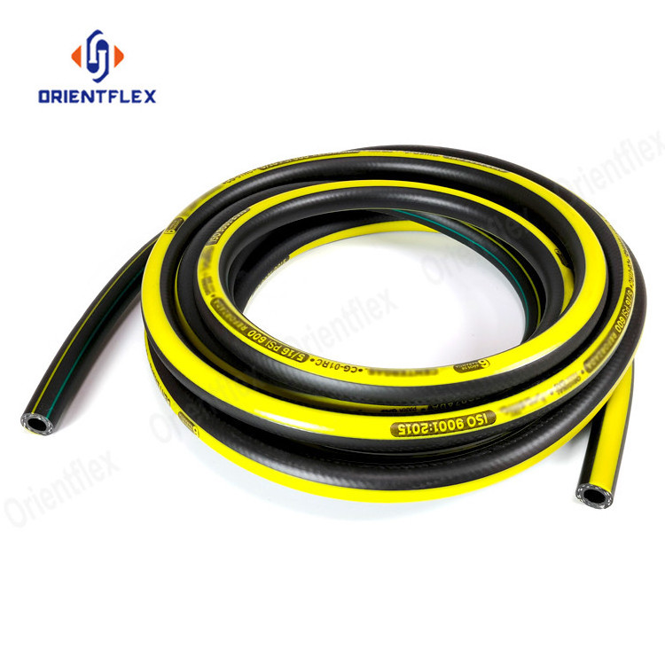 5/16 Braided Flexible Cooker Hose Pvc Reinforced Propane Lpg Natural Gas Extension Hose Pipe