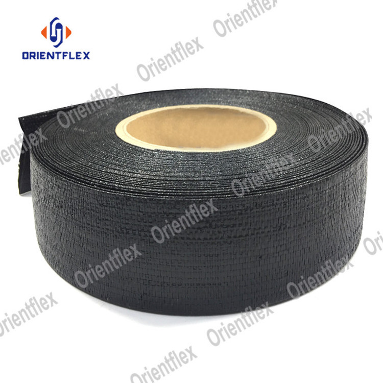 Heavy duty pe black agricultural water roll flat 2 inch 4 inch 6 inch irrigation lay flat hose pipe suppliers