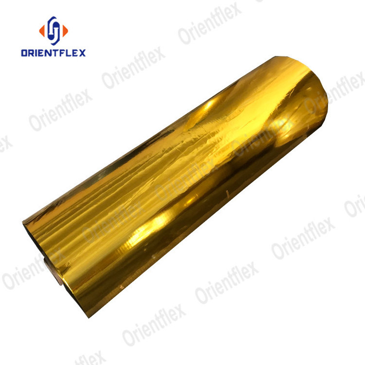 8 Micron Gold Silver Coating Vacuume Metalized Pe/Bopp/Pet Film Roll For Thermal Lamination