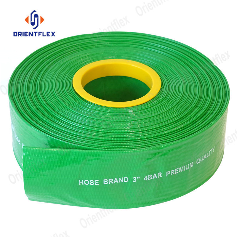 Agricultural Irrigation 1/1.5 / 1-1/4/2/3 Inch Flexible Water Pump Discharge PVC Layflat Hose Pipe