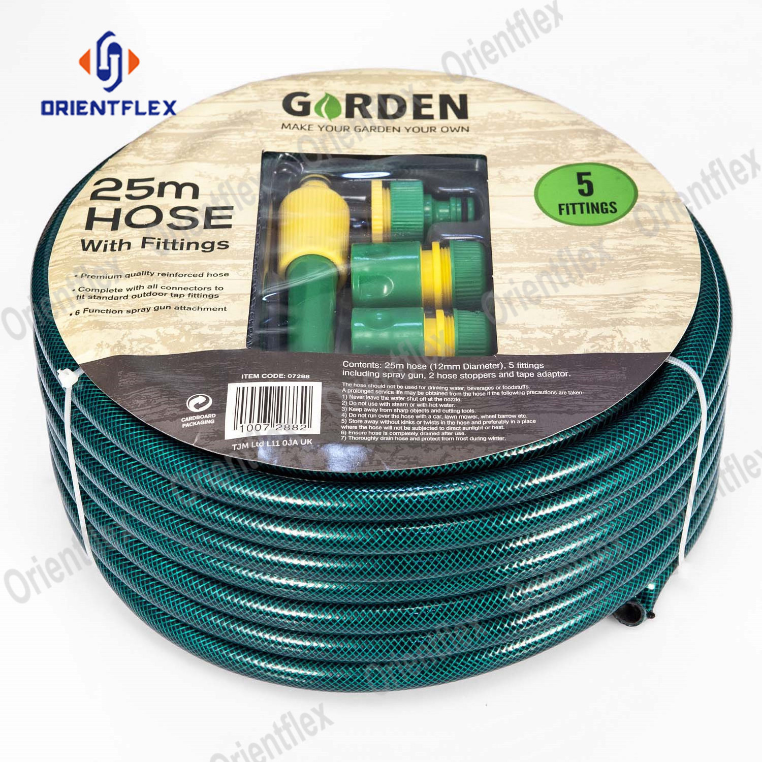 New material 100ft flexible high quality reinforced pvc garden hose for home & garden