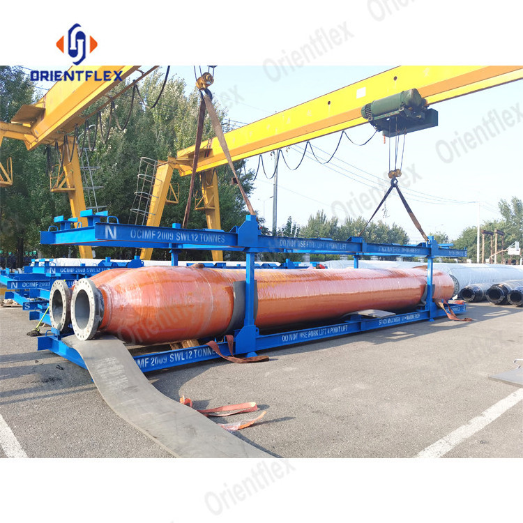 Floating Marine Oil Loading Delivery Flotteur Dragage Tuyau Dredging Rubber Hose Pipe For Crude Oil