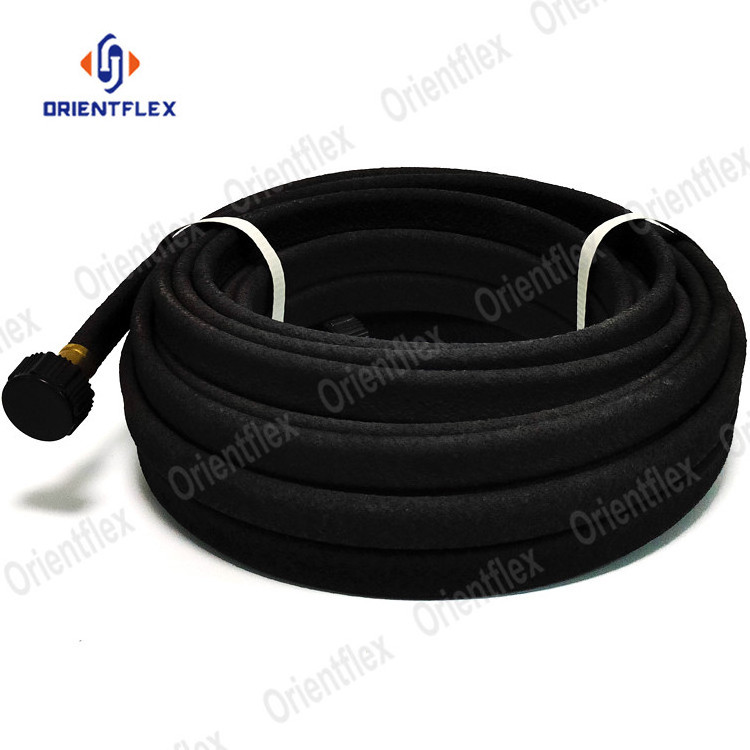 New 15M Black Porous Soaker Hoses Hose 50Ft 5/8 For Garden Greenhouse Plant Soil And Root Watering