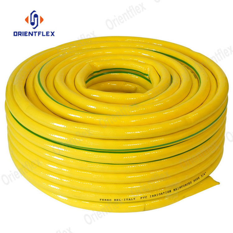 New material 100ft flexible high quality reinforced pvc garden hose for home & garden