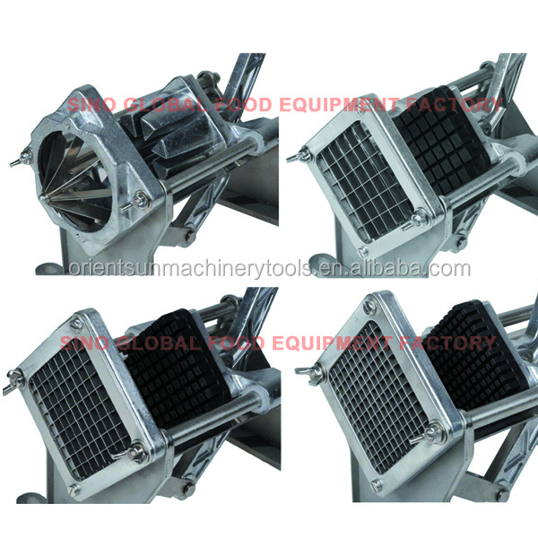 french fry cutter commercial potato chipper machine/potato french fry machine cutter equipment