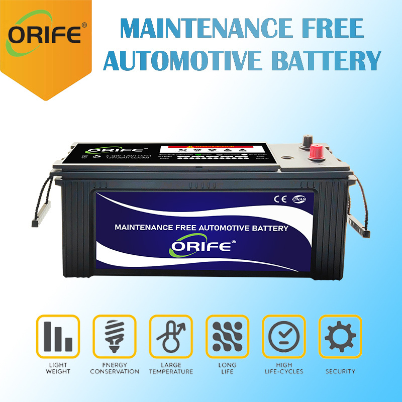 ORIFE 145G51 Production Line Mazda 6 Mitsubishi Korea Brands Charger 12V 24V 150AH Car Battery