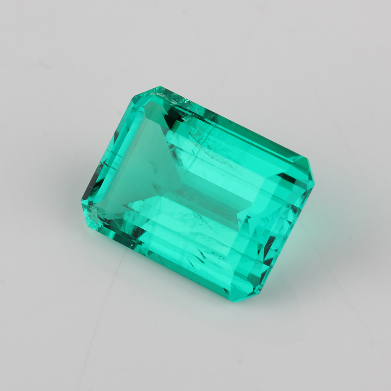 Starsgem Lab Created Emerald Stone Emerald Cut Hydrothermal Emerald Colombian Green Lab grown Gemstone