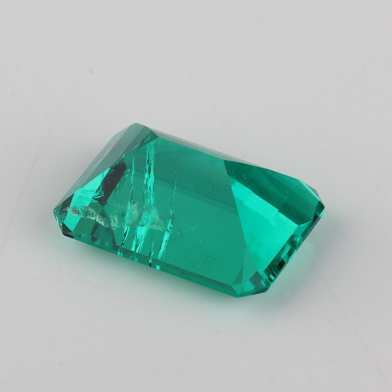 Starsgem Lab Created Emerald Stone Emerald Cut Hydrothermal Emerald Colombian Green Lab grown Gemstone