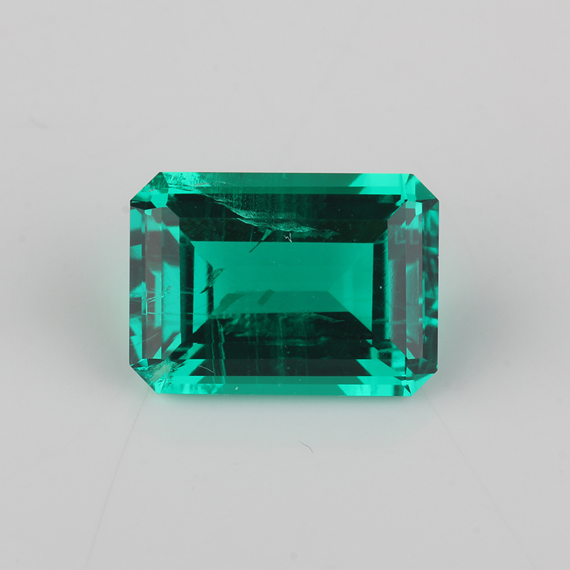 Starsgem Lab Created Emerald Stone Emerald Cut Hydrothermal Emerald Colombian Green Lab grown Gemstone