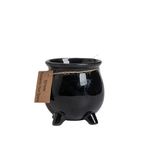 Creative Witch Ceramic Candle Cup Halloween Soybean Wax Aromatherapy Cup candle jars