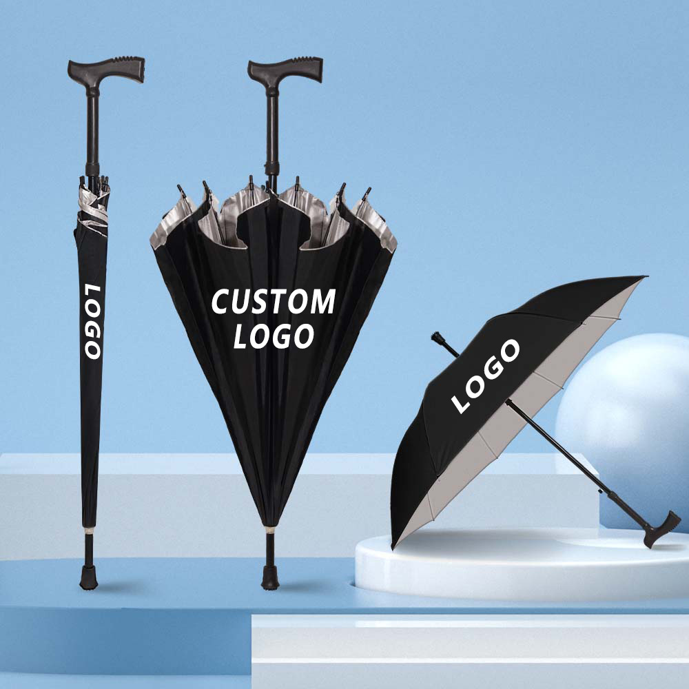 Best Seller Wholesale Cheap Custom Logo Big Double Windproof Umbrella Automatic Open Straight Golf Umbrella With Logo