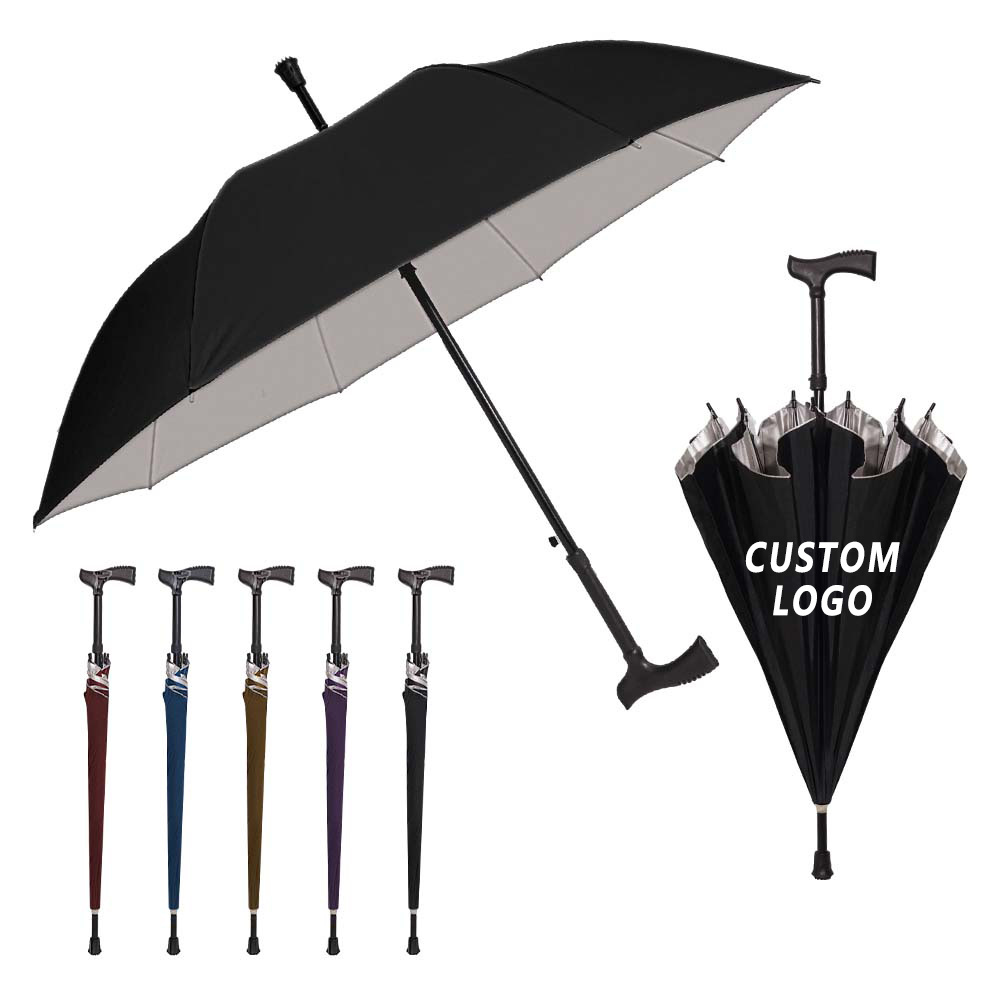 Best Seller Wholesale Cheap Custom Logo Big Double Windproof Umbrella Automatic Open Straight Golf Umbrella With Logo