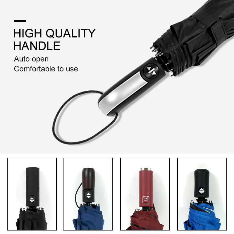 Best Seller Wholesale Custom Logo Large Double Windproof Umbrella Automatic Open Straight Golf Umbrella With Low Price