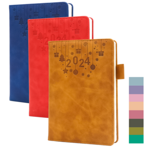 Binder Custom Embossed Journal Dairy School Wholesale PU Cover Notebooks For Students