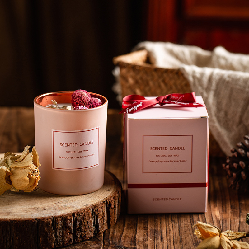 Naturals Hot Sell Soy Wax Scented Candle In Wholesale Scented Luxury Gift Set Candles