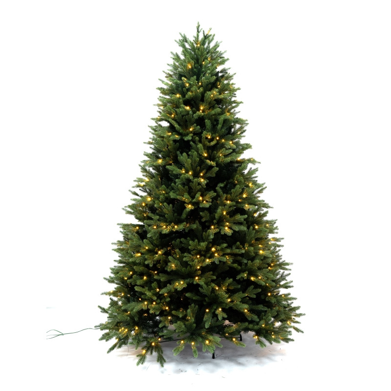 Manufacturer Wholesale Price Metal Stand Hinged PE PVC Arbol de Navidad Kerstboom christmas tree For New Year Home Party