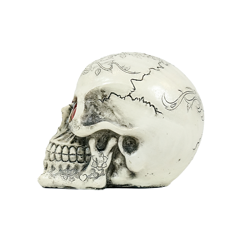 Hot Selling Human Life Size Skulls Resin Skeleton Halloween Led Skulls Model For Sale