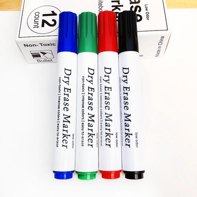 Classic And Durable Dry Erase Markers 4 Colors Custom Black Markers Set whiteboard White Board Marker