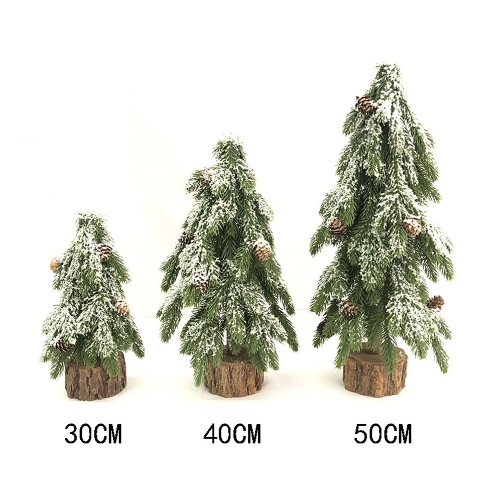 Handmade mini arbol de navidad Christmas Craft Ornaments Decorations Mini Pine Needle artificial Christmas Tree For Home