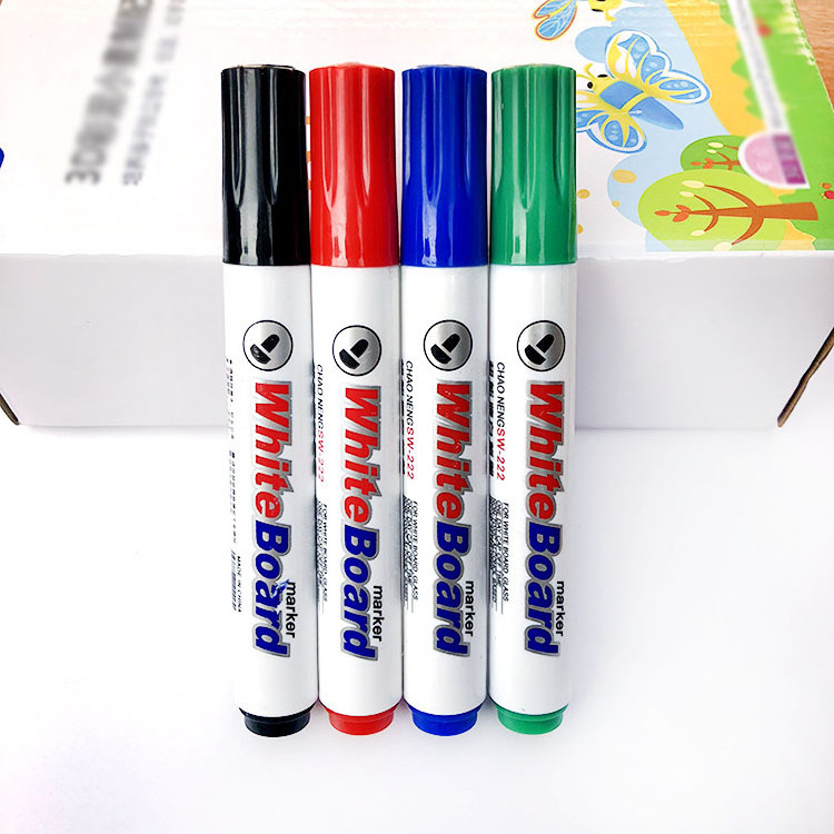 Classic And Durable Dry Erase Markers 4 Colors Custom Black Markers Set whiteboard White Board Marker