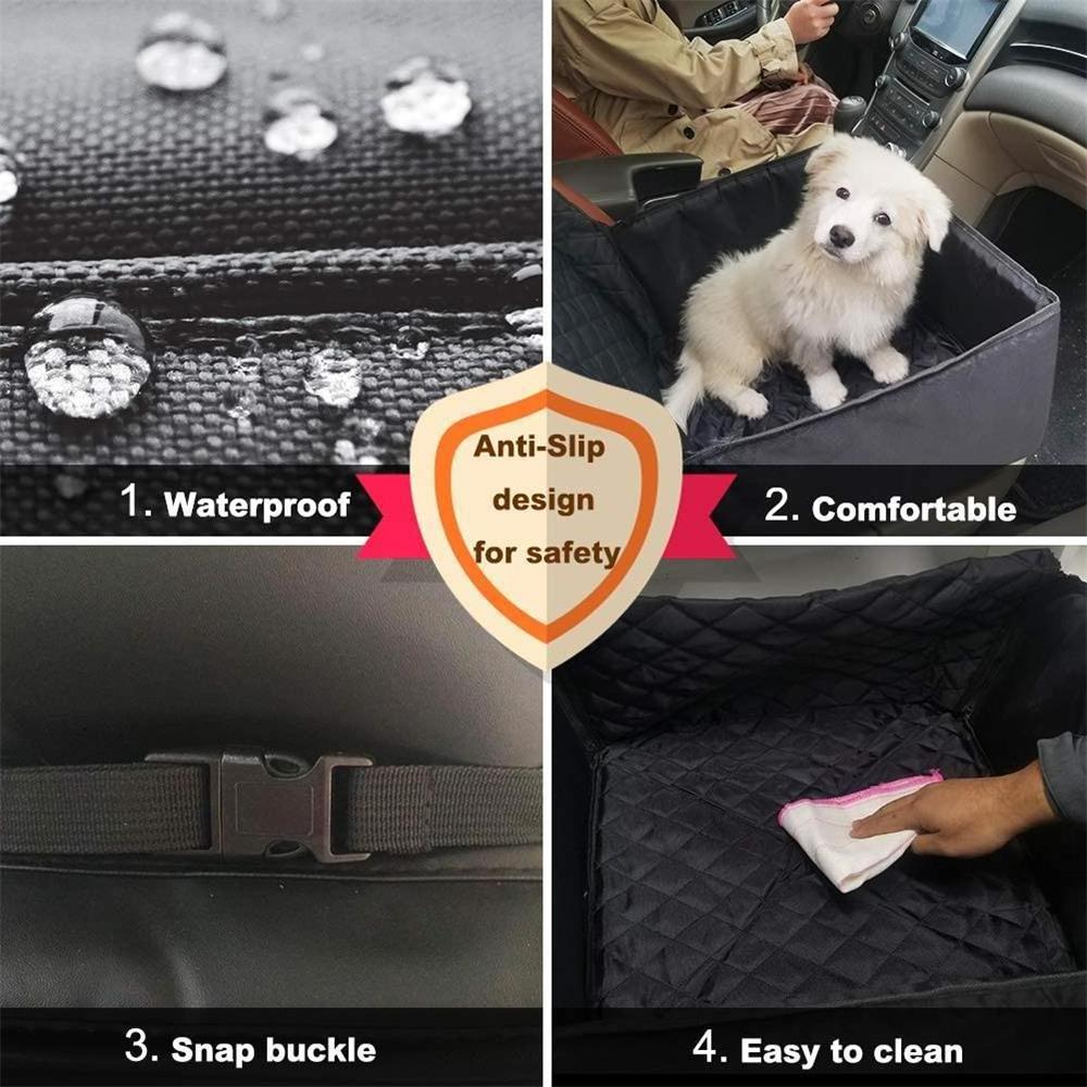 Dog Car Seat Waterproof Puppy Dog Carseat Puppy Seat Cover for Car Front Back Seats