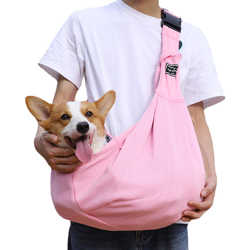 Dog and Cat Sling Carrier - Hands Free Reversible Pet Papoose Bag - Soft Pouch and Tote Design - Suitable for Puppy, Cats,Dogs