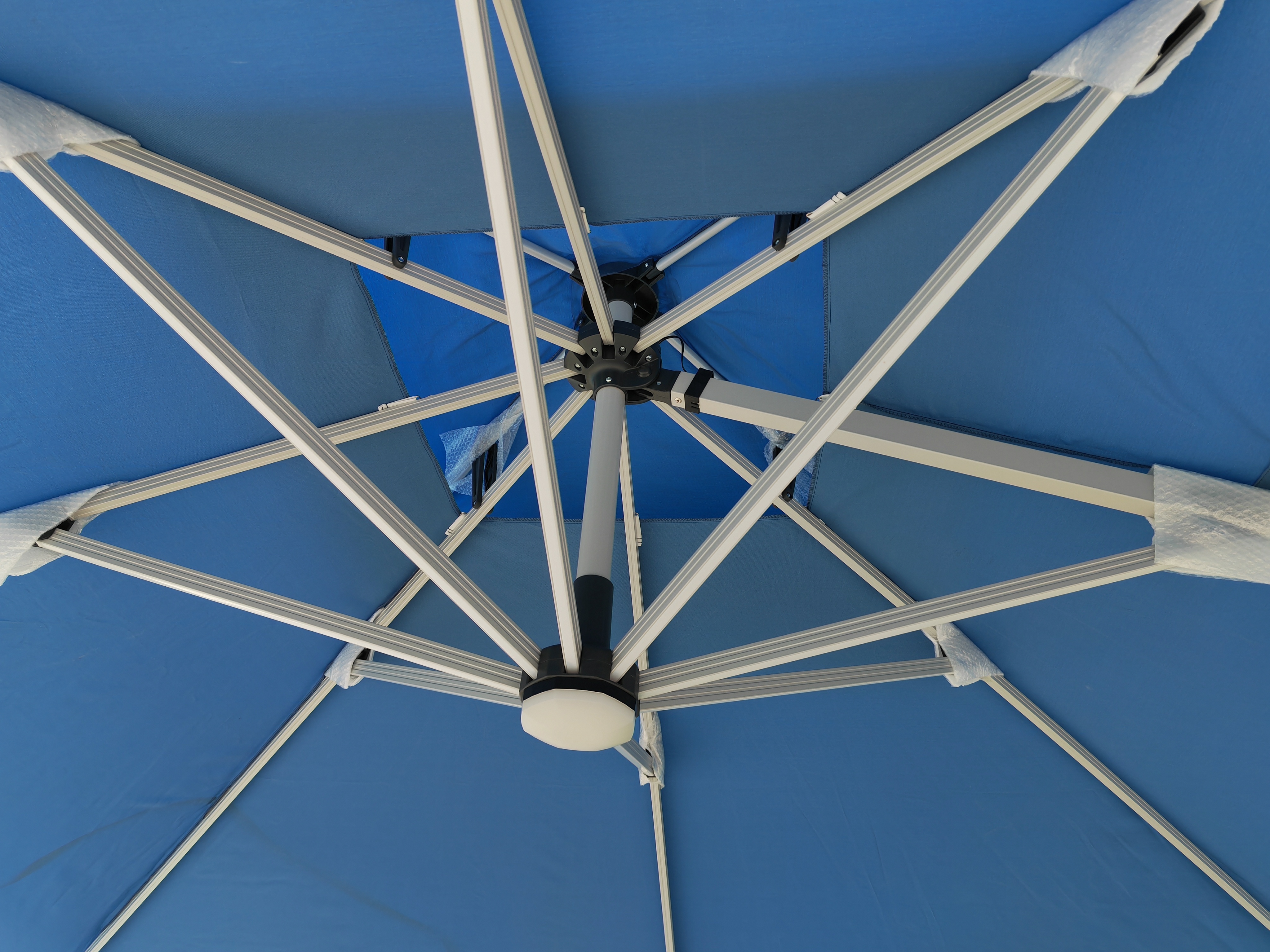 X base designed furniture made in china beautiful blue patio outdoor parasols patio umbrellas & bases