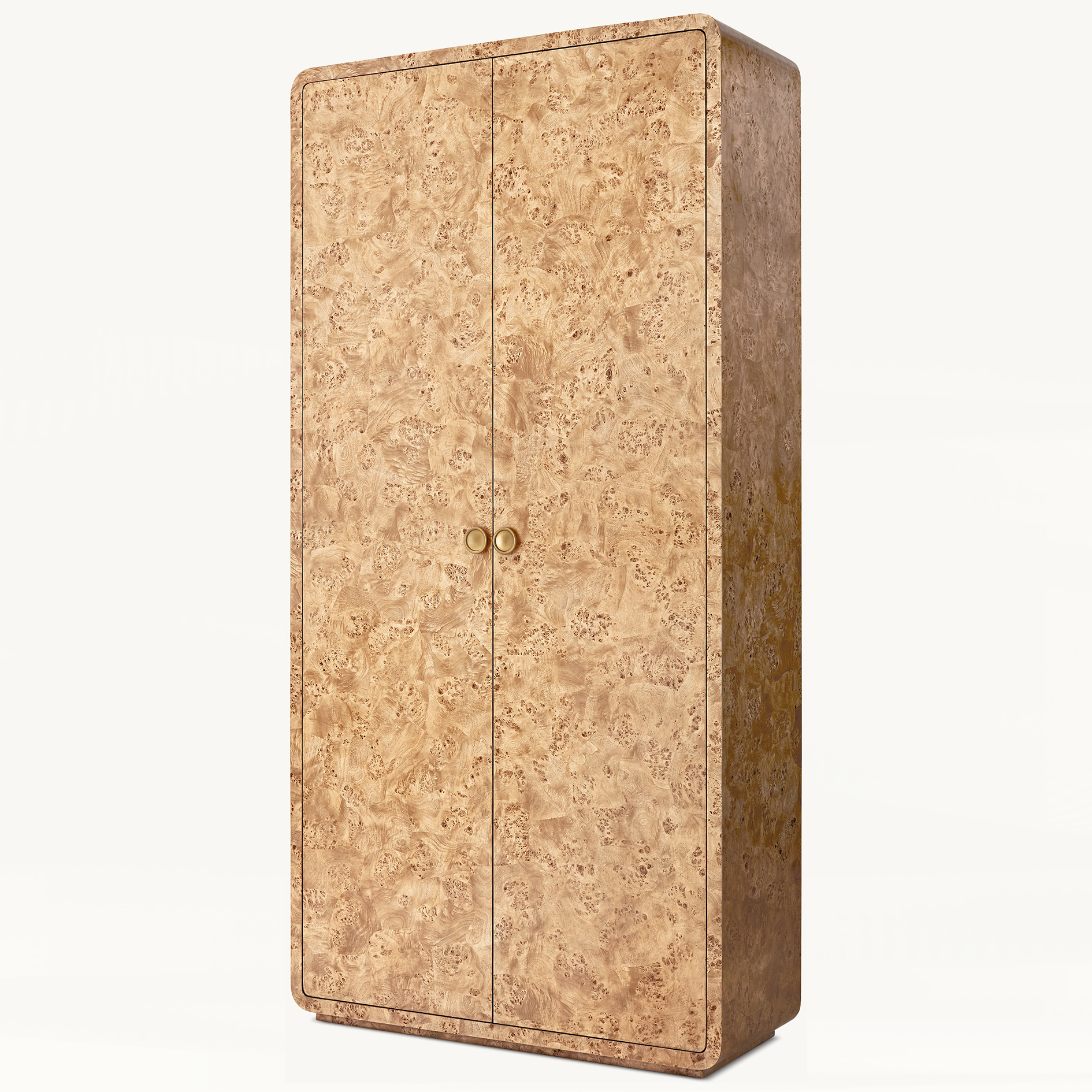 Luxury cloth burl wood unique design furniture wardrobe elegant bedroom storage cabinet