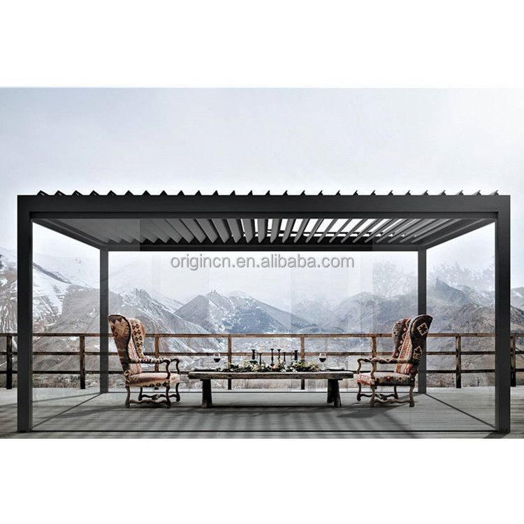 High quality best choice outdoor using canopy aluminium brilliant louver roof pergola