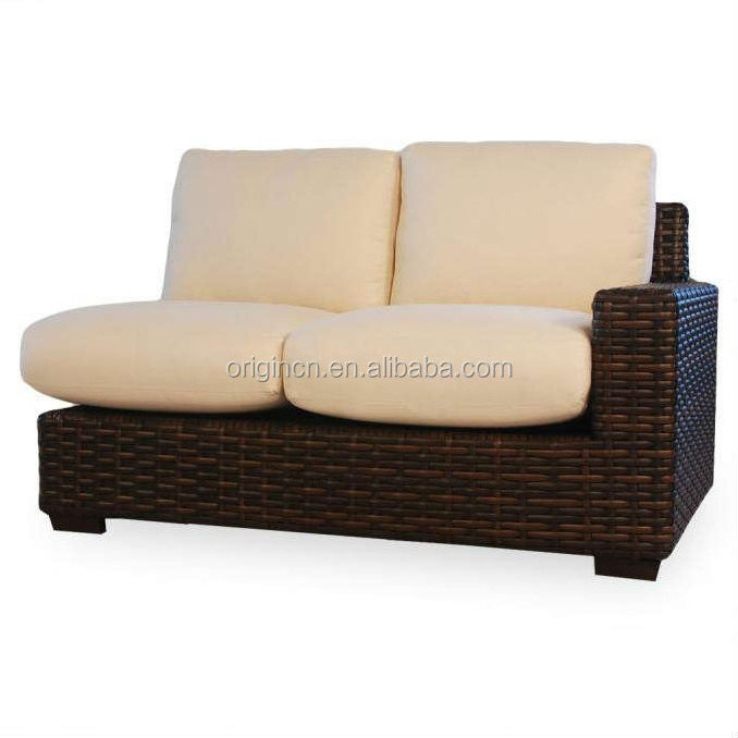 Extra Large Garden Furniture 9 Seater Sectional Pe Wicker Rattan Chaise Lounge Chairs Sofa Set