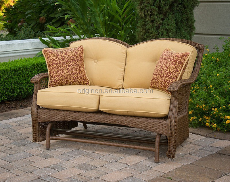 Mesh wicker woven living accents outdoor furniture set waterproof rattan french style sofa