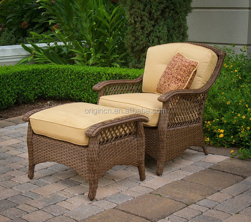 Mesh wicker woven living accents outdoor furniture set waterproof rattan french style sofa