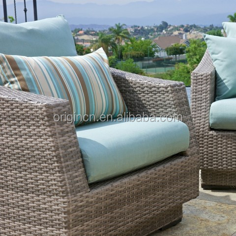 Contemporary Style Sofa Outdoor Furniture Sectional Rattan Lounge Chair Oversized Sofa Set