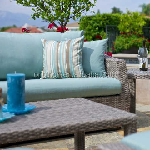 Contemporary Style Sofa Outdoor Furniture Sectional Rattan Lounge Chair Oversized Sofa Set