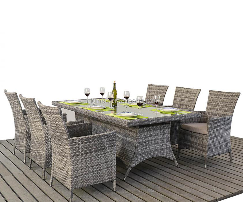 Modern Outdoor Chair Outdoor Furniture Rattan Restaurant Dining Table Chairs Set